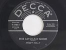 BUDDY HOLLY: Blue Days, Black Nights / Love Me 45 rare Rockabilly