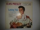 ELVIS PRESLEY ORIGINAL US PICTURE SLEEVE 45 TEDDY BEAR/LOVING YOU RARE