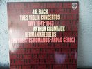 Arthur Grumiaux Herman Krebbers Bach 3 Violin Concertos PHILIPS NM FREE SHIPPING