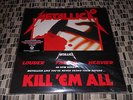 Metallica  Kill Em All  Red vinyl 45rpm 180g  2Lp  Sealed