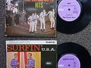 Beach Boys NEW ZEALAND Purple Capitol EPs Hits and Surfin’ USA