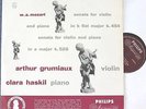Grumiaux+Haskil. Mozart (Violin sonatas KV 454+526). Philips A 00338 L. NM(-)