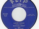 RICHARD BERRY-LOUIE LOUIE / YOU ARE MY SUNSHINE- FLIP 45 321-DOOWOP VG+  HEAR IT