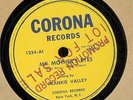 Frankie Valley (Valli)   My Mother's Eyes   Corona 78 RPM # 1234   1953   FIRST