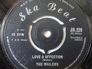 THE WAILERS,LOVE AND AFFECTION / TEENAGER IN LOVE,SKA BEAT UK FIRST PRESS JB.228