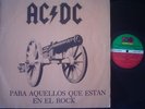 AC-DC lp PARA AQUELLOS QUE ESTAN EN EL argentina ID# 00299 1981 ATLANTIC 3191 AC