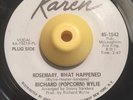 NORTHERN SOUL 45 Richard Popcorn Wylie-Rosemary What Happened HEAR