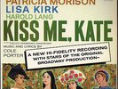 KISS ME KATE 1959 Studio Cast Album Alfred Drake CAPITOL TAO 1267 STILL SEALED