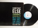 CANNONBALL ADDERLEY Somethin' Else LP BLUE NOTE 1595 RVG EAR W 63rd DG NO r NM-