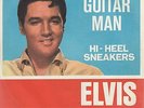 ELVIS PRESLEY-GUITAR MAN-HI-HEEL SNEAKERS-RARE ORIGINAL ITALIAN PS 45rpm 7