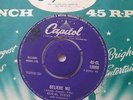 ROYAL TEENS Believe me / Little cricket VG++ ORIG 1959 UK CAPITOL 45 DOO WOP