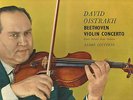 David Oistrakh French National Radio Beethoven Violin Concerto Mono LP Classical