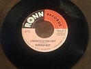 45 RPM BARBARA WEST - CONGRATULATIONS BABY / GIVE ME BACK THE MAN I LOVE - NM-
