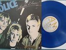 THE POLICE OUTLANDOS D'AMOUR BLUE VINYL DEBUT AMLH 68502 STING PROMO STICKER LP
