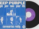 DEEP PURPLE - MIGHT JUST TAKE YOUR LIFE - RARE DUTCH 7|   WITH UNIQUE PS