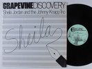 SHEILA JORDAN & THE JOHNNY KNAPP TRIO Sheila GRAPEVINE LP VG++ SHRINK