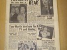 MELODY MAKER 1956 JUNE 16 FRANKIE TRUMBAUER BBC SHOW BAND TONY MARTIN JAZZ SWING