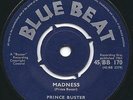 Prince Buster - Madness 45 Blue Beat BB170 Ska Reggae