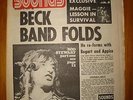 SOUNDS 1972 AUG 5 JEFF BECK ROD STEWART + FREE POSTER