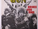GUN: Drives You Mad / Rupert's Travels 45 (Germany, multicolored wax, PS w/ som