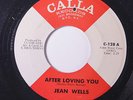 JEAN WELLS: After Loving You / Putting The Best On The Outside 45 Soul