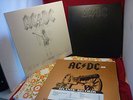 3 ALBUMS LP'S AC DC ACDC  FOR THOSE ABOUT TO ROCK BACK IN BLACK FLICK OF THE SWI