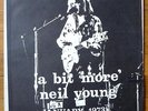 Neil Young A Bit More Jan 1973 LP record RARE live