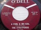 THE STRATFORDS a Fool & His Girl / Tossin an Turnin 1965 MOD Beat GARAGE w3640