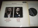 UK Decca SXL 6321 WB grvd Brahms Violin Sonatas Suk Katchen