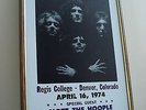 QUEEN FIRST US TOUR 1974 FRAMED CONCERT TOUR POSTER