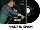 JOHNNY HALLYDAY WAP DOU WAP 45 T ESPAGNOL LABEL SANS CADRE SPAIN ESPAGNE SPANISH