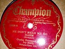 COW COW DAVENPORT & IVY SMITH CHAMPION 15836 BLUES 78 RPM RECORD V+