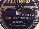 BO CARTER BLUEBIRD 7968 BLUES 78 RPM RECORD E-