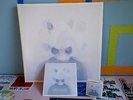 Cro weißes Vinyl LP Raop +Playbutton +Riesen Aufnäher +CD Viovio Psaiko Dino