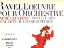 SAXF 250 ED1 - CLUYTENS - RAVEL VOL. 2 - MA MERE L'OYE / VALSES NOBLES - NM