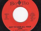 Roy Roberts Bo Ro   Got To Have All Your Love/Otis Redding  Northern Soul