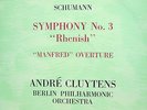 ALP 1779 Schumann Symphony no. 3 Cluytens BPO 1960 EXCELLENT Red Gold