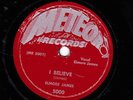 78 RPM Elmore James METEOR 5000 I Believe-Held My Baby  MEMPHIS 1953*