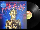 Metropolis Soundtrack Vinyl LP 1984 Rare Album (Georgio Moroder) CBS - CBS 70252