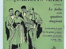 QUARTETTO CETRA (RARISSIMO EP 0548 DEL 1955) : LE FIABE DELLE QUATTRO STAGIONI