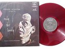 FRANK SINATRA: Only The Lonely LP CAPITOL RECORDS Japan 1958 Red Vinyl Mono VG++