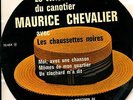 Maurice Chevalier Les Chaussettes Noires Le twist du canotier pochette ronde