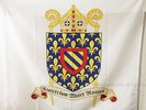 DRAPEAU ORDRE CISTERCIEN 90x90cm - DRAPEAU SAINT ORDRE DE CÎTEAUX 90 x 90 cm Fou