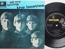 THE BEATLES All My Loving Ep 64 AUSTRALIA Only RARE Pic Sleeve 45 Unique VG+/EX-