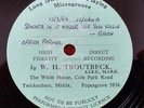 ORREA PERNEL plays BACH Sonatas for solo Violin PRIVATE TEST PRESS 1 of a kind