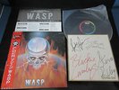 W.A.S.P L.O.V.E. Machine Japan Vinyl 12 inch Single w OBI Signed Card WASP Love