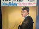 DISQUE 45T DE JOHNNY HALLYDAY AVEC LANGUETTE A NEW ORLEANS HEY PONY  EPL 7862