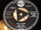 JIMMY DELL - TEENY WEENY B SIDE - BARRY DE VORZON BARBARA JEAN - UK VERY GOOD
