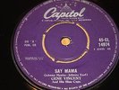 GENE VINCENT - SAY MAMA / BE BOP BOOGIE BOY - UK - EXCELLENT-
