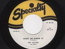 '54 Twin Spin R&B Shouters ROY MILTON Make Me Know It/Bird In the Hand M- HEAR